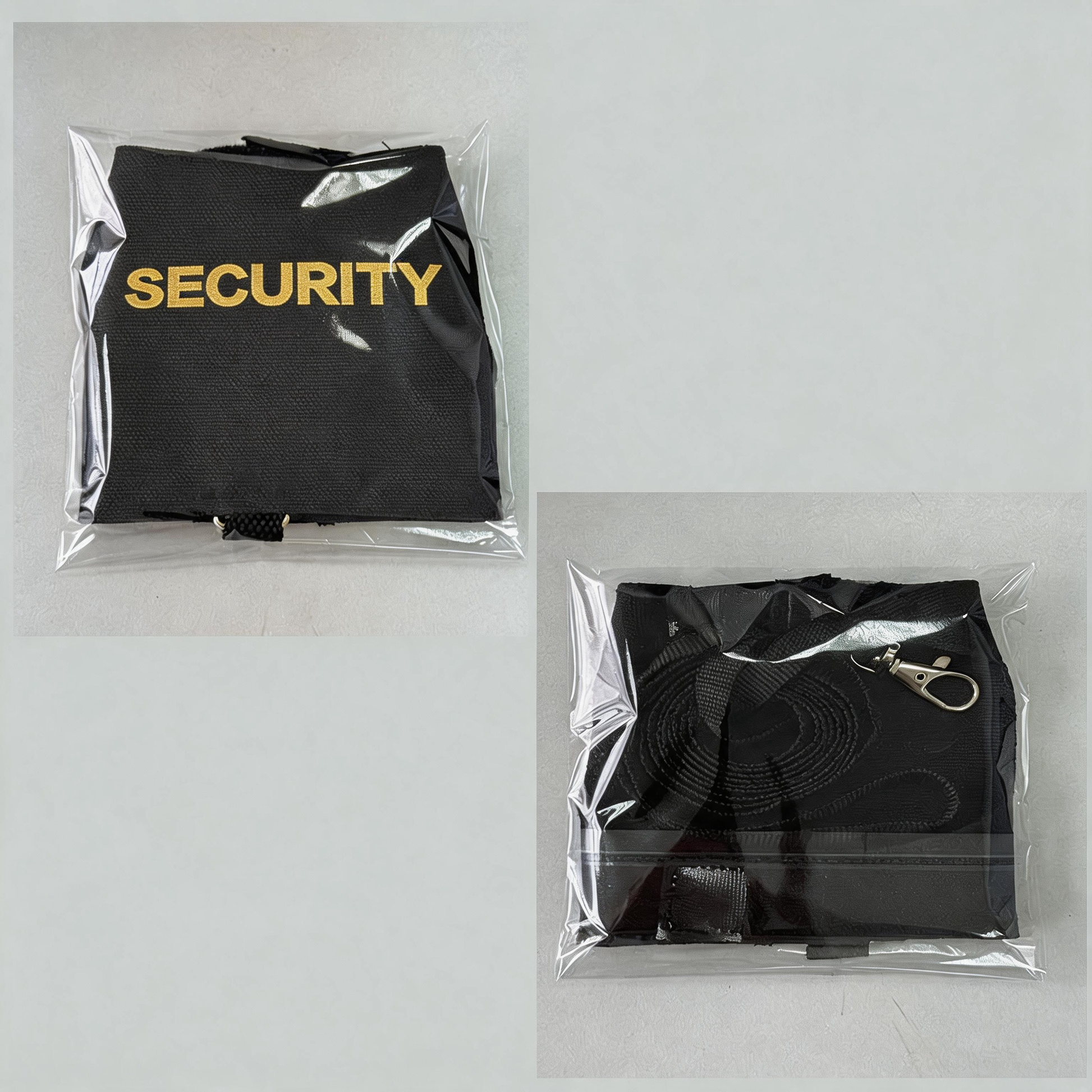 Canvas lizard harness and leash set package