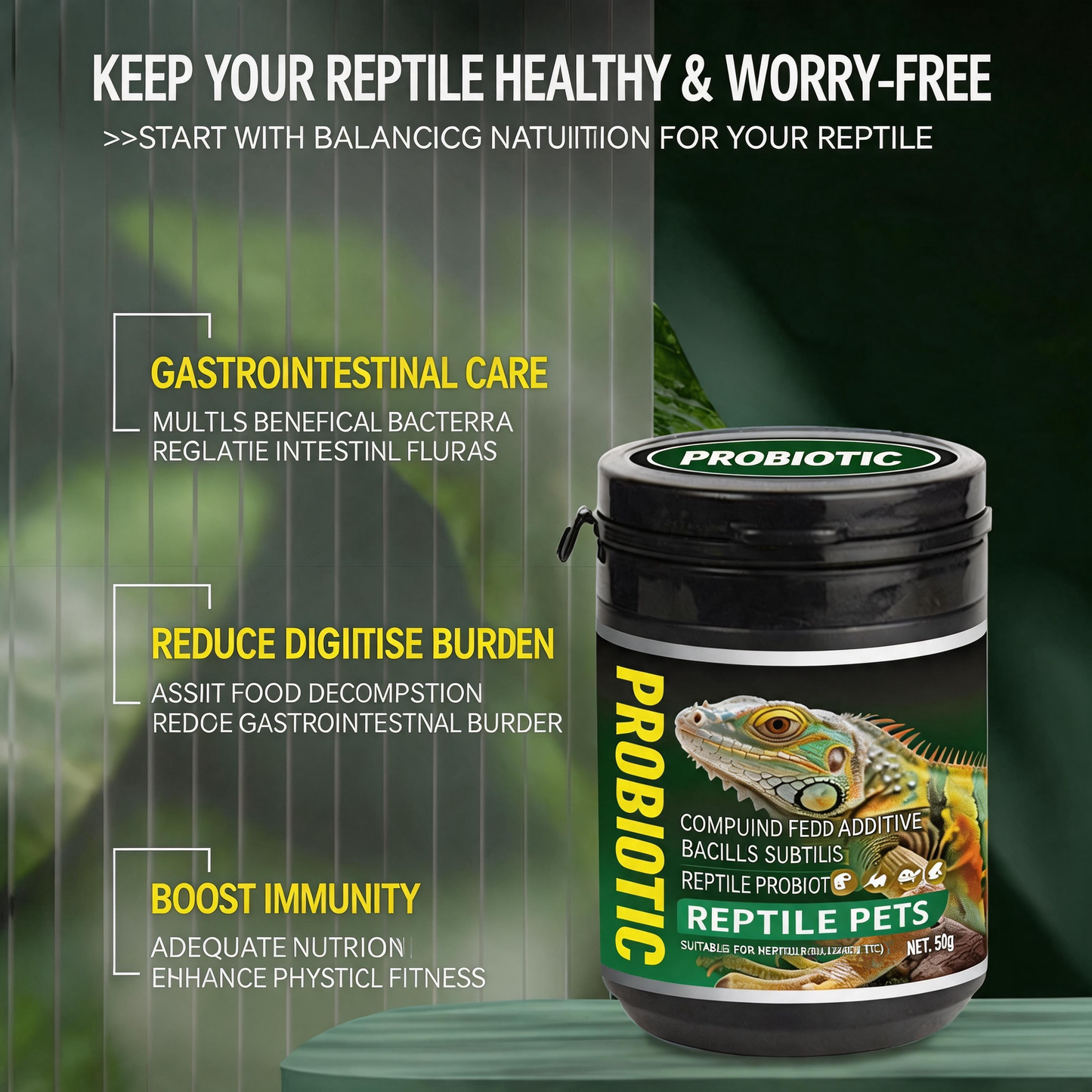 Keep your reptile healthy with calcium supplementation